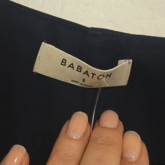 Aritzia Babaton Wallece Mini Dress In Navy Sz S - Picture 5 of 9